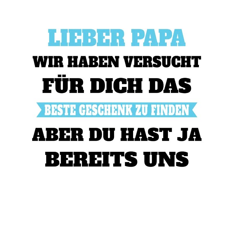 Papa Beste Geschenk Bereits Uns Vater Väter Kinder
