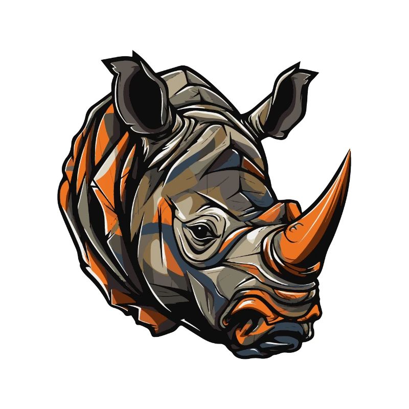 Tête de rhinocéros