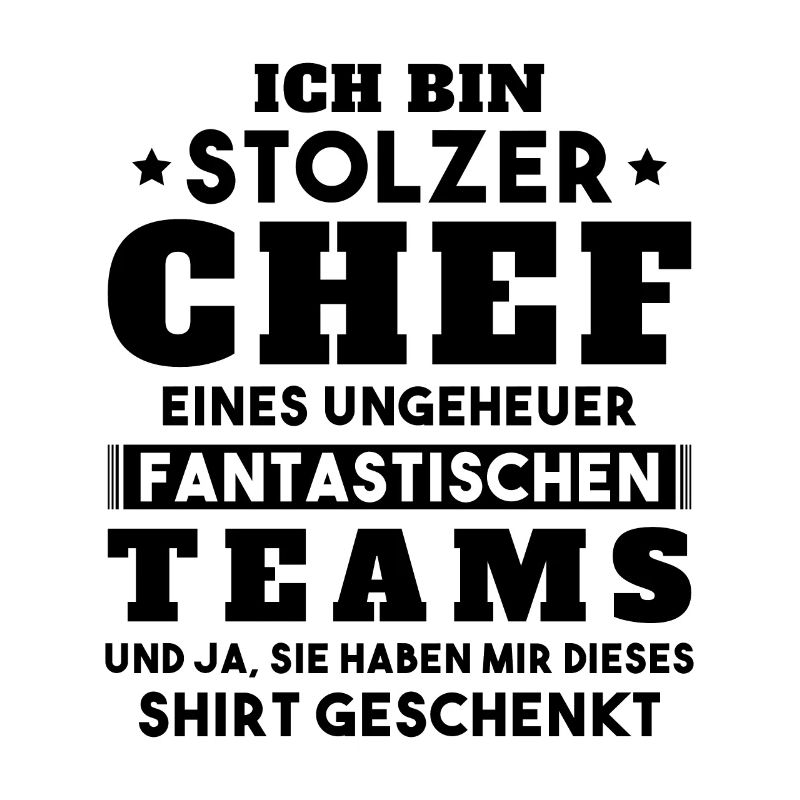 Ich bin Stolzer Chef Geschenkidee