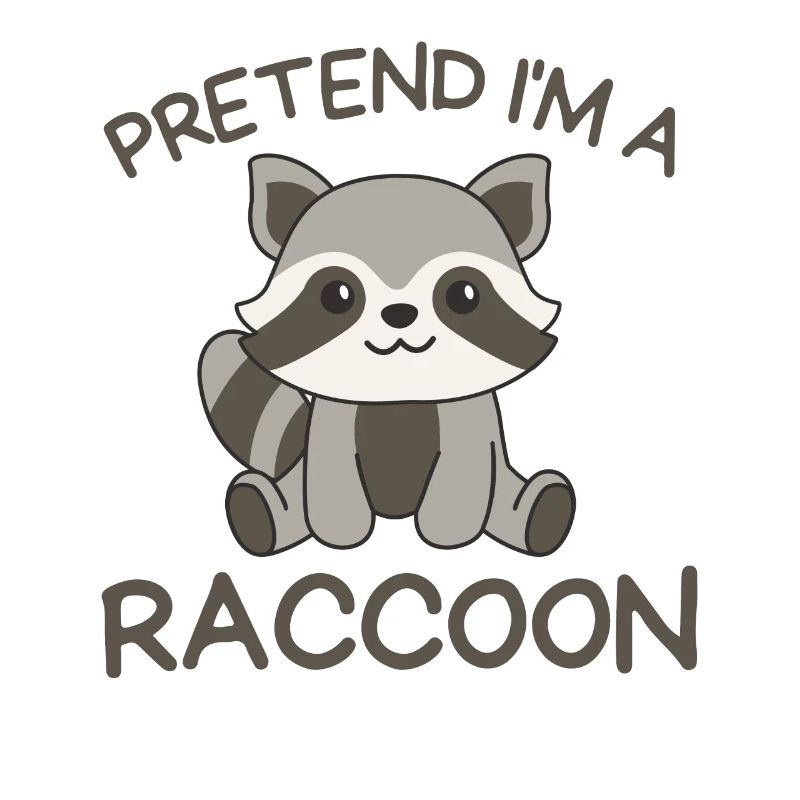 Stell dir vor ich bin ein Waschbär Halloween