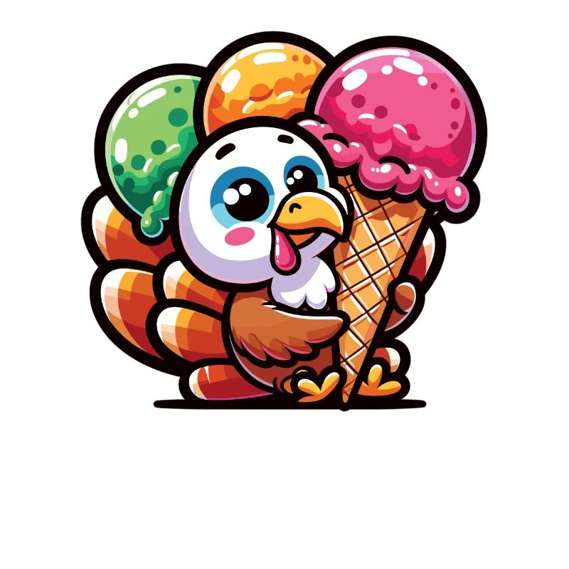 Thanksgiving Truthahn mit Eis