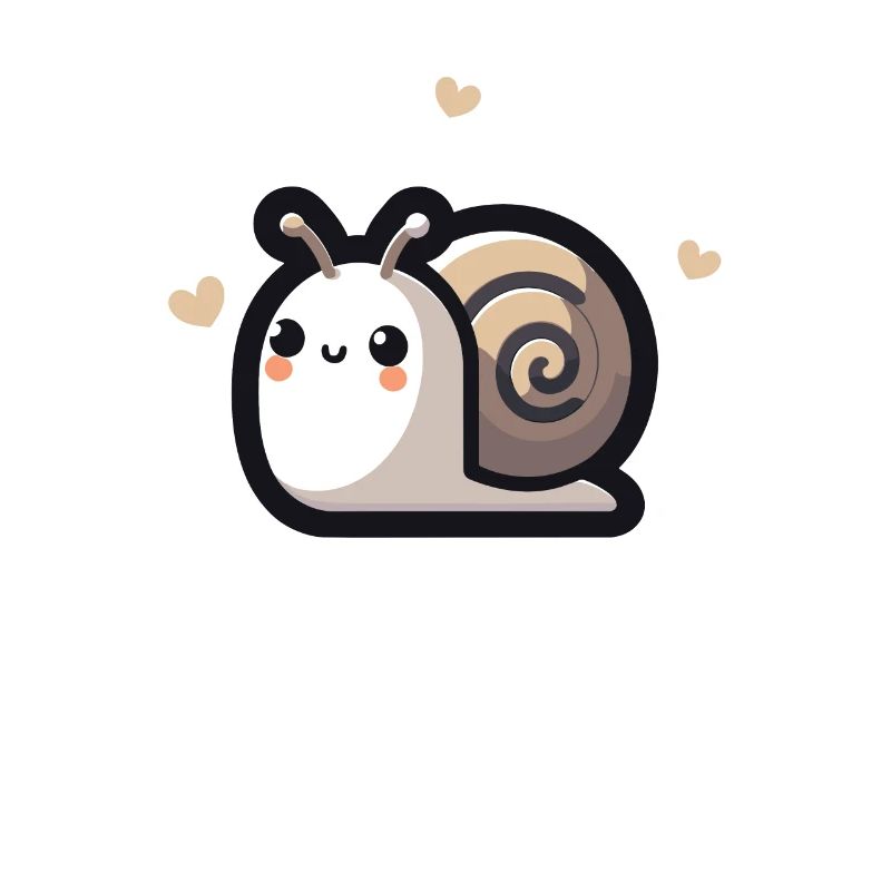 Kawaii Snail Cute Pattern