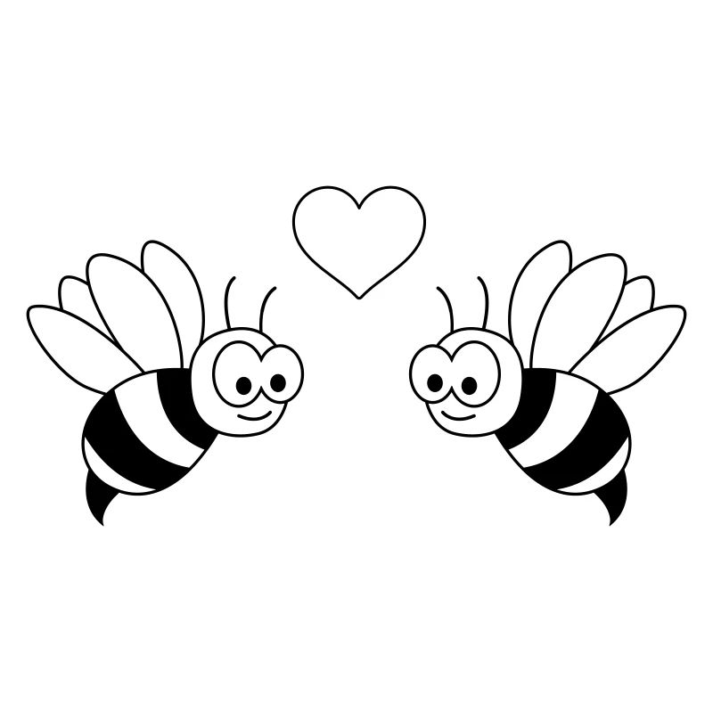 Honeybee Comic Couple Love