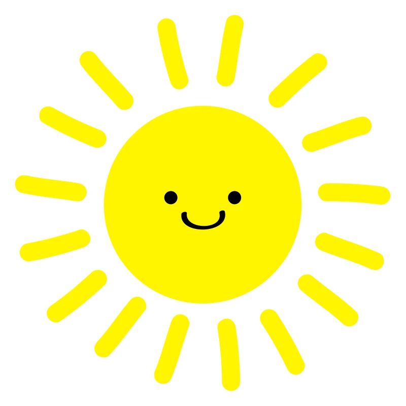 sourire au soleil