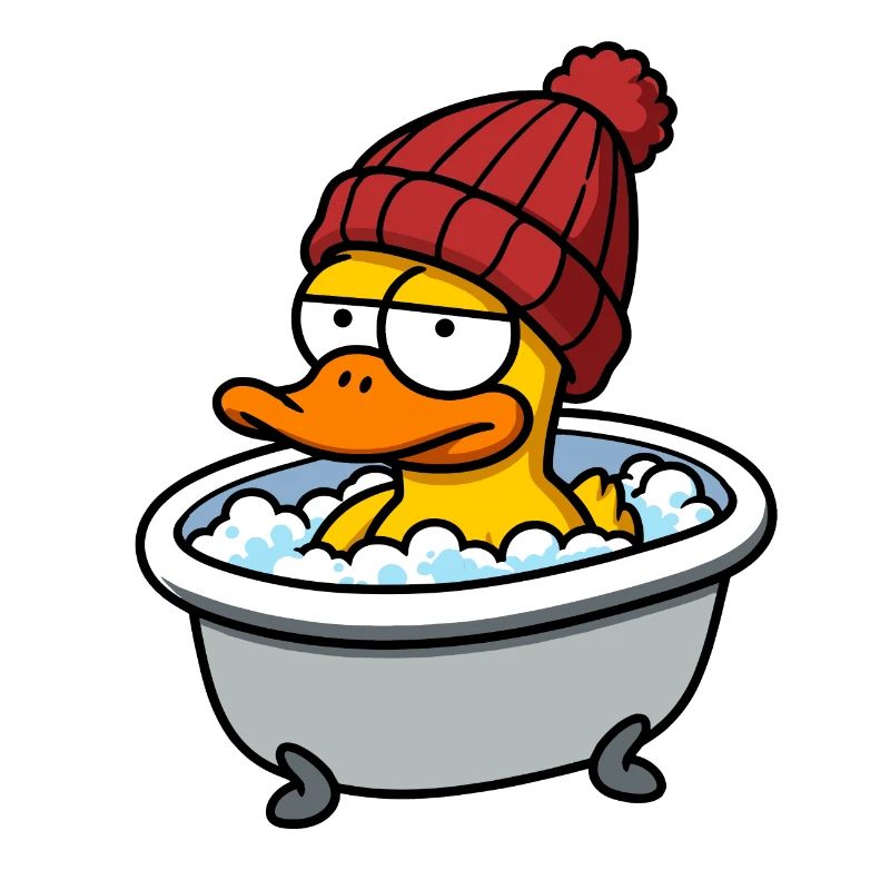 DUCK Bath Duck Bath Duck Baignoire Bonnet