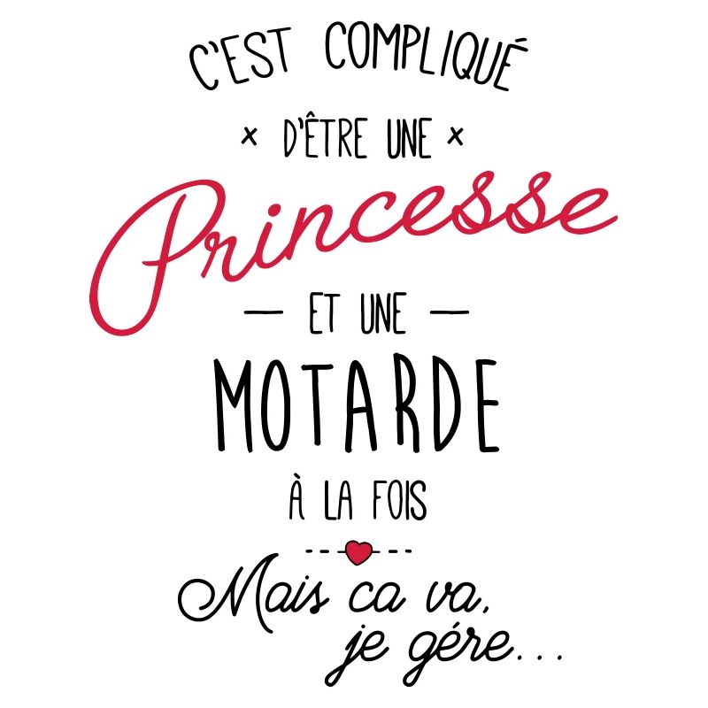 princesse et motarde