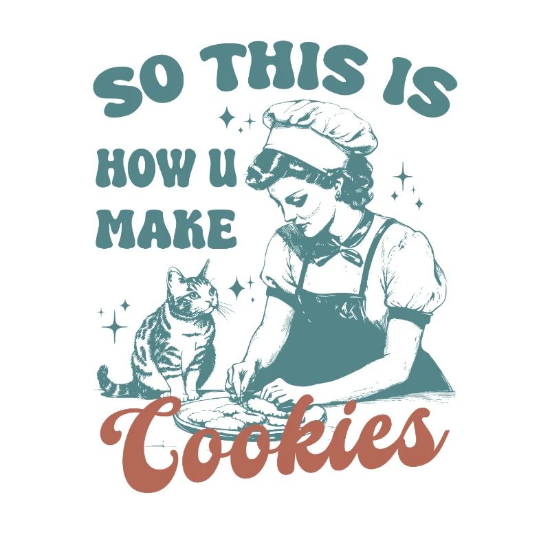 C’est donc comme ça que vous faites des biscuits chat mignon