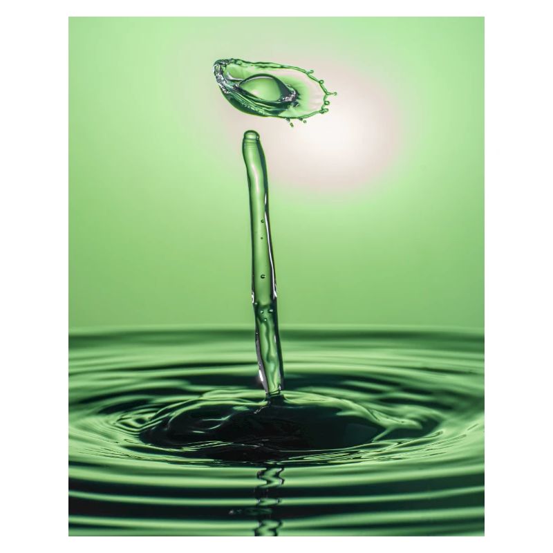 Abstrait liquide vert