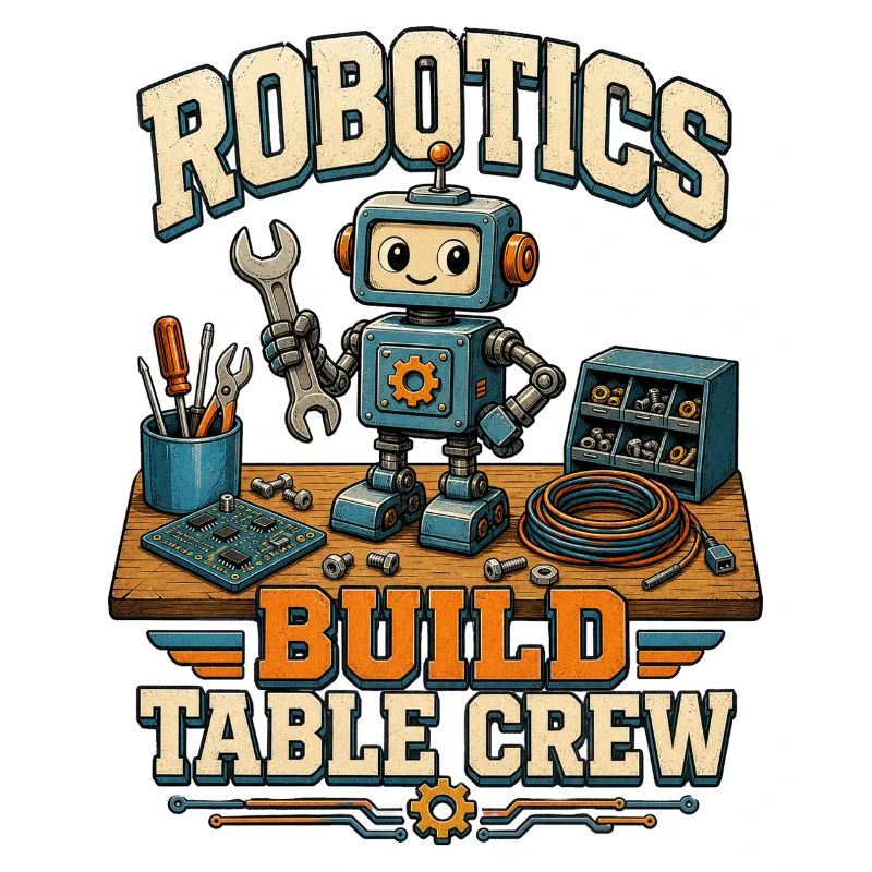 ÉQUIPE DE TABLE DE CONSTRUCTION ROBOTIQUE
