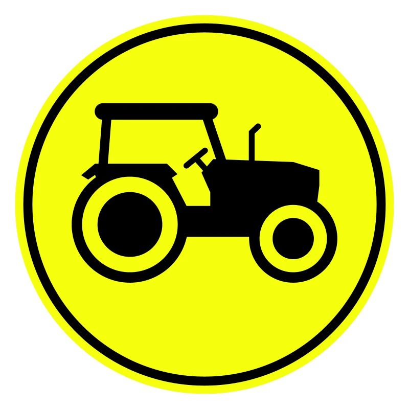 Traktor icon Silhouette