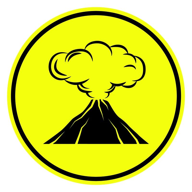 Icône de volcan