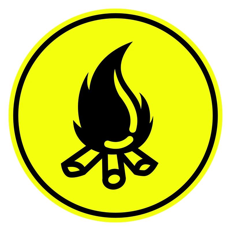 Symbole du feu de camp