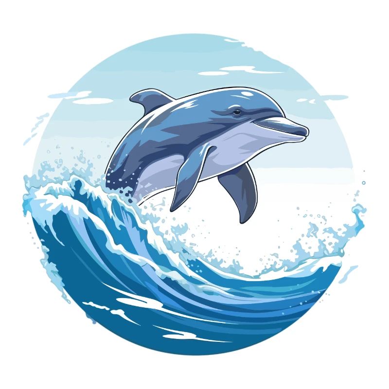 Springender Delfin