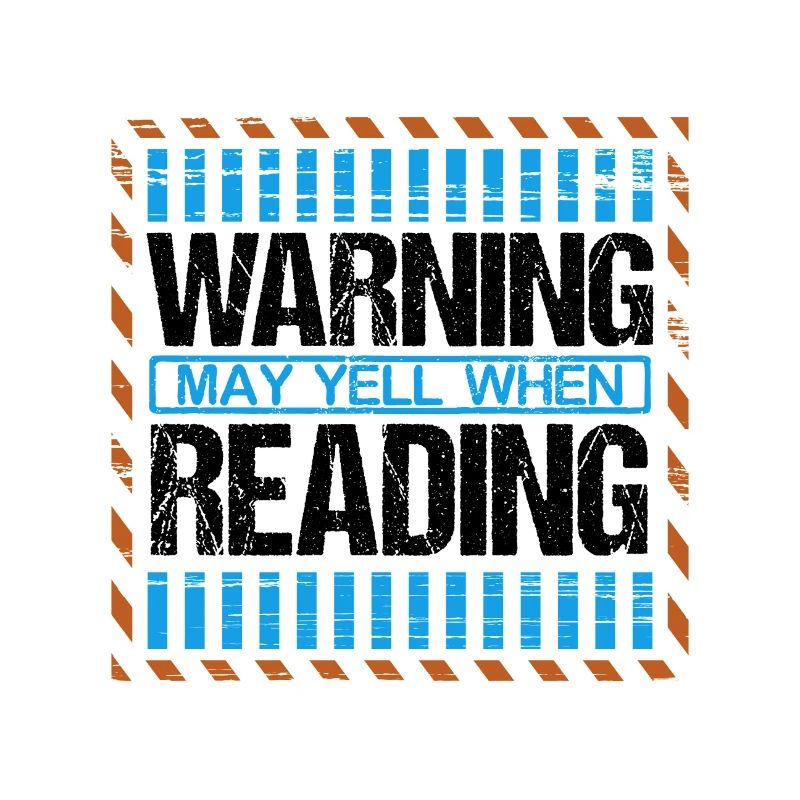 Reader Gift Book Lover Gift May Yell When Reading