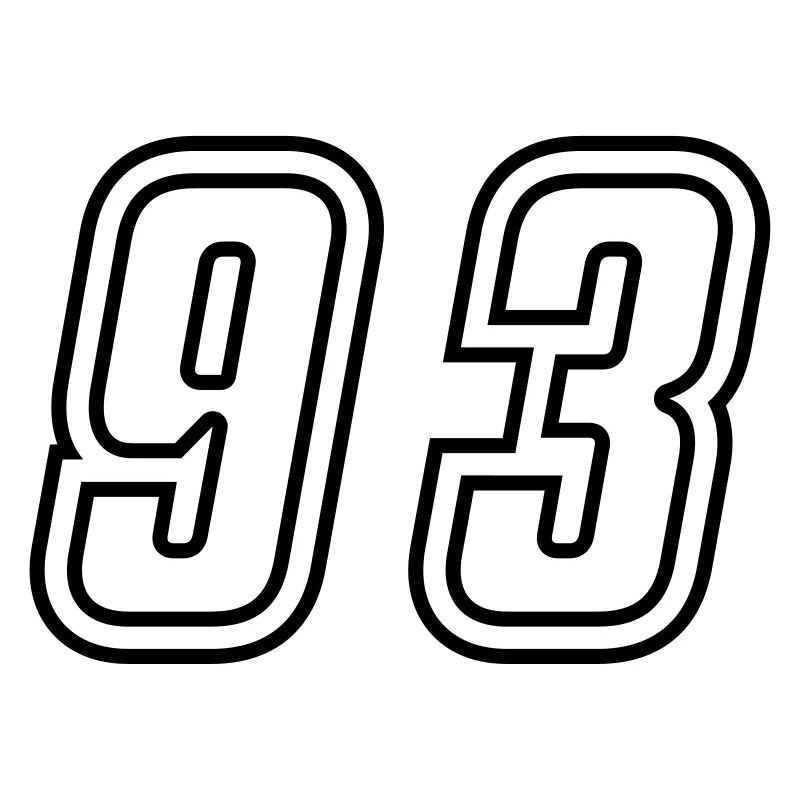 93 Numéro de numéro