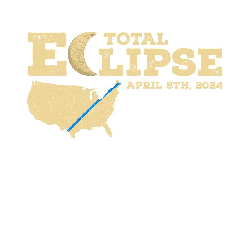 Eclipse solaire du 8 avril 2024 chemin du