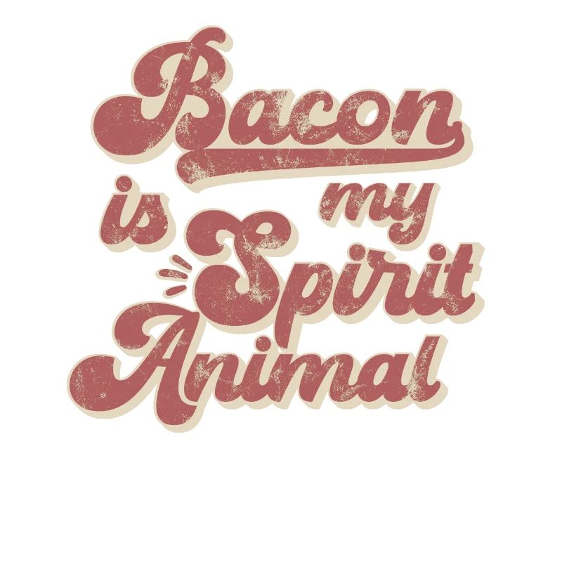 Speck und Bacon Spruch Geschenk
