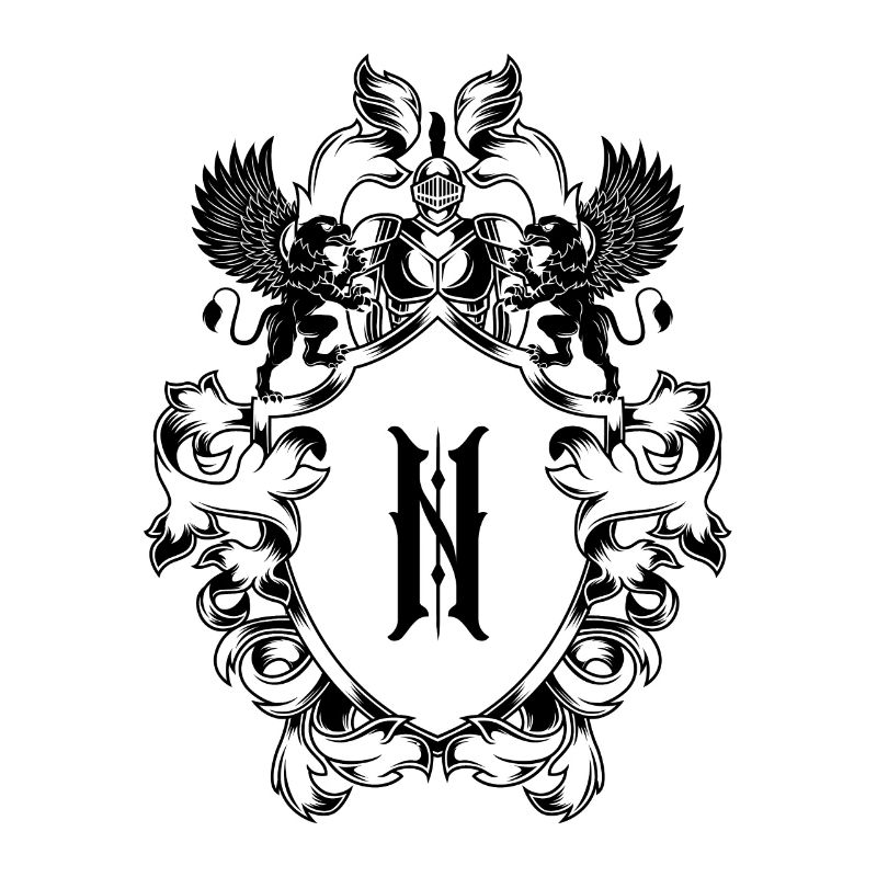 N Buchstabe Wappen