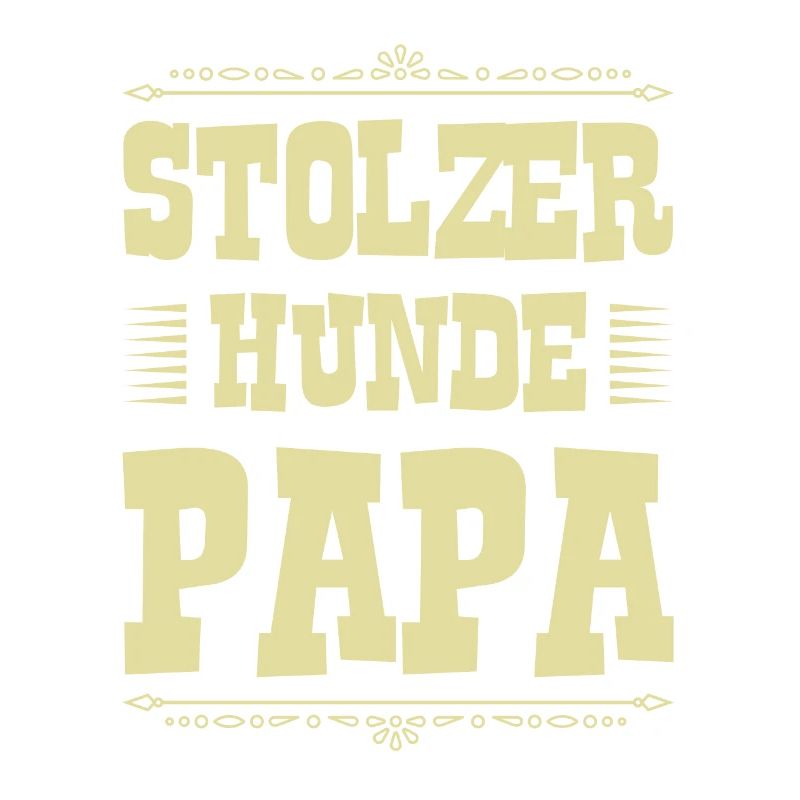 Stolzer Hunde papa