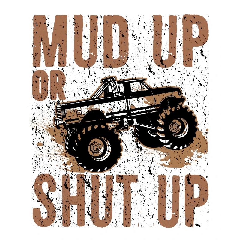 Mudder-Geschenk Schlamm auf- oder Schweigen Mudding-Humor