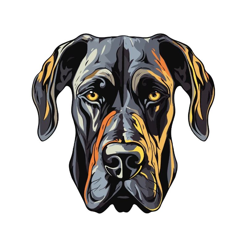 Great Dane Hund Portrait