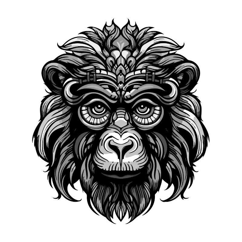Monkey Portrait