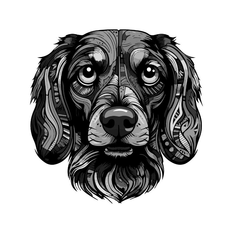 Teckel Portrait de chien teckel