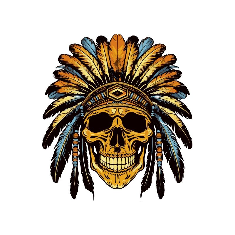 Chef Crâne Apache Indien