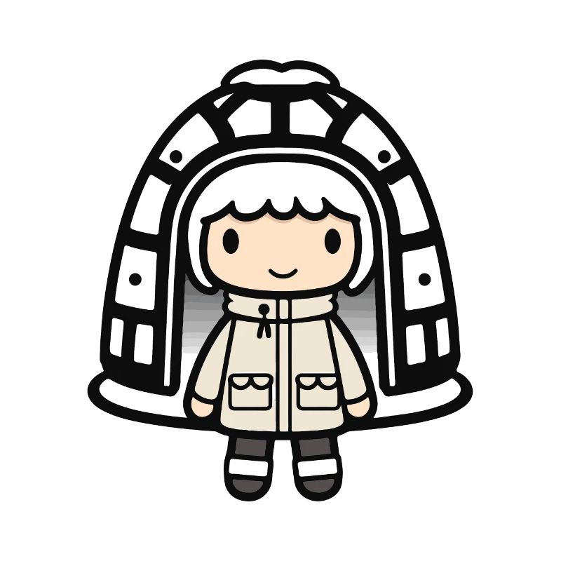 Hiver Eskimo Igloo Mignon