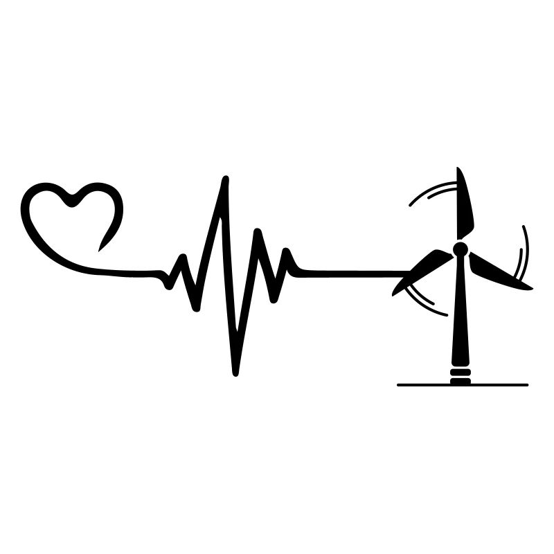 Moulin à vent Pulse Heart Love