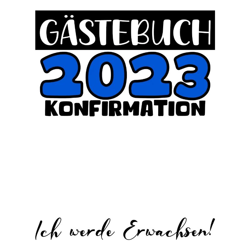 Konfirmation 2023 Gästebuch Mädchen Jungen Jugend