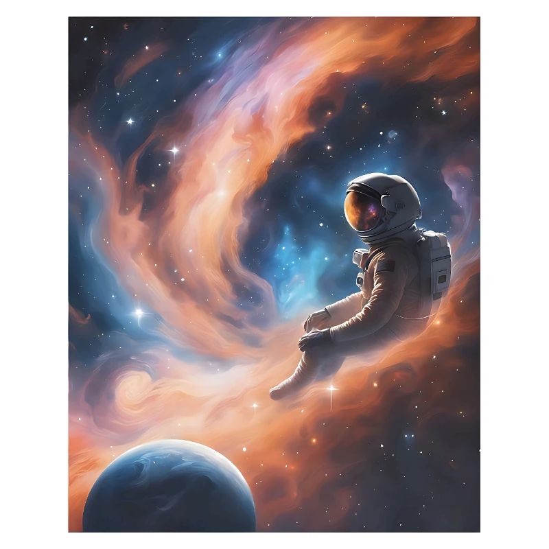Un astronaute flotte dans l’espace