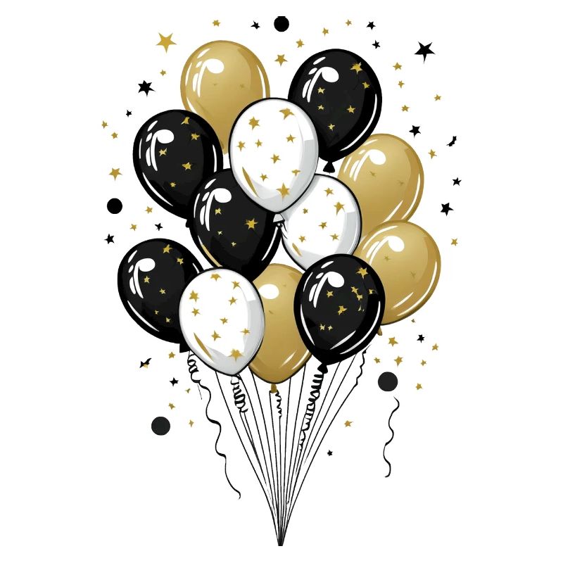 Luftballons zum Geburtstag oder Jubiläum