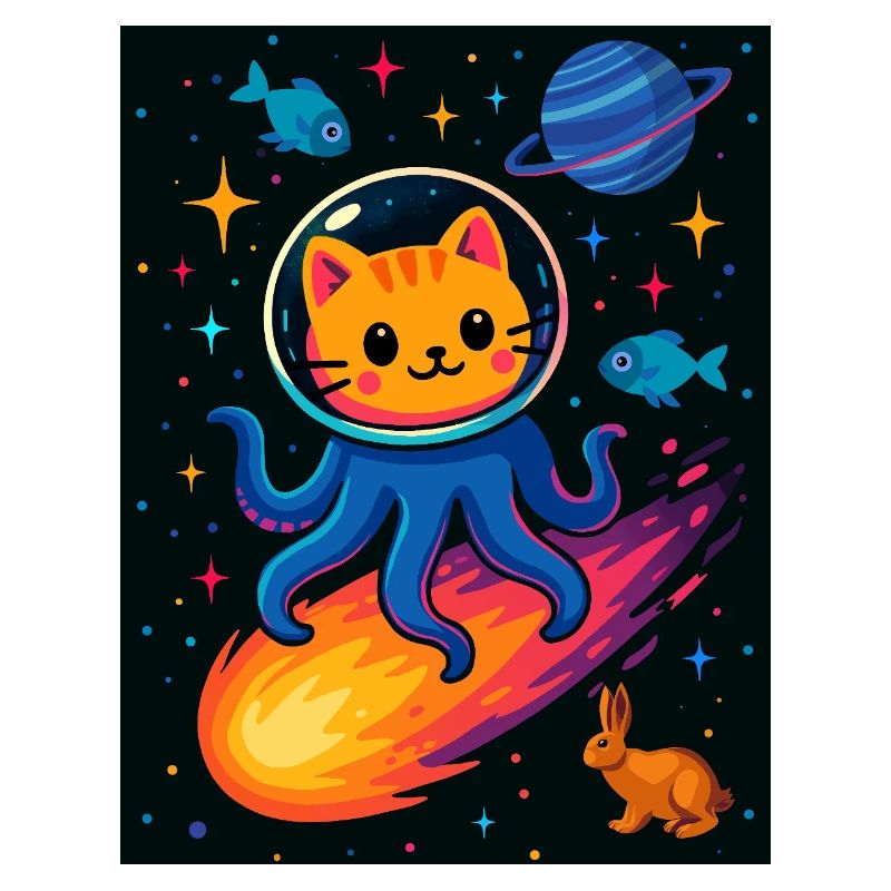 Aventure Cosmic Cat Octopus