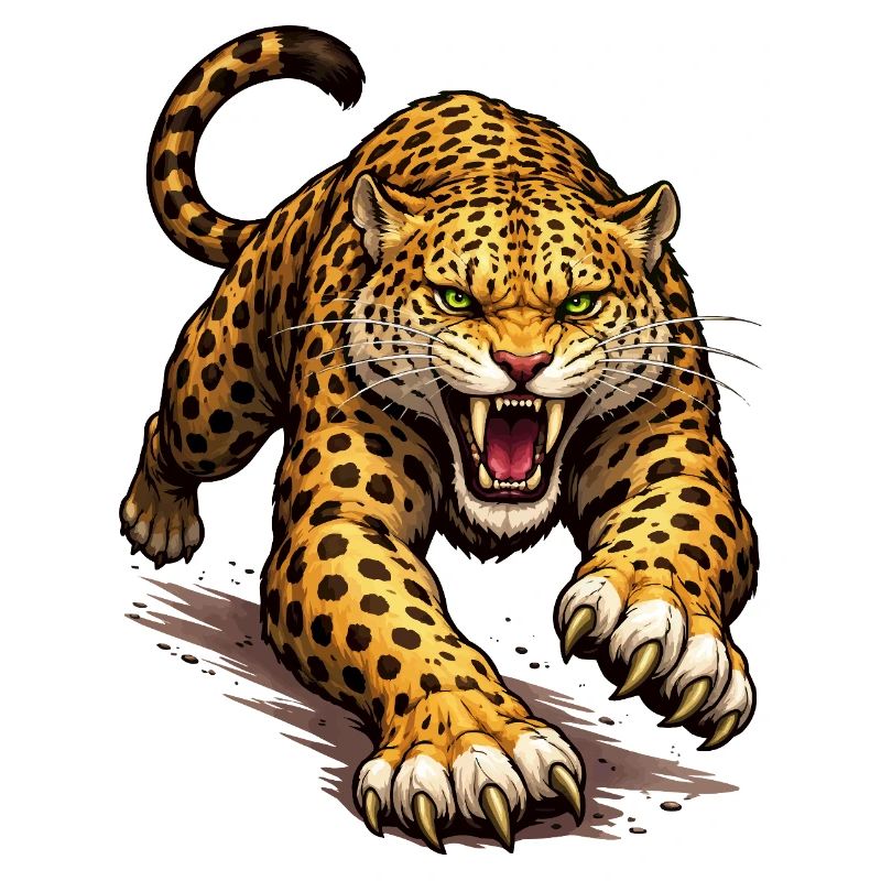 Leopard Animal Comic