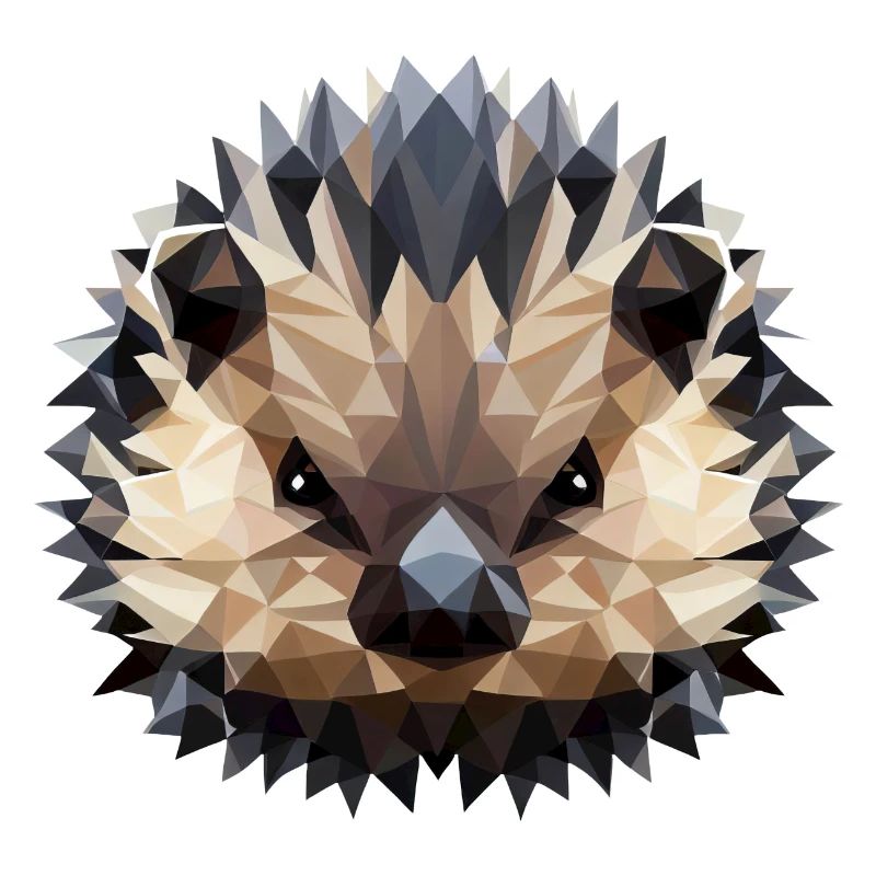 Polygon Hedgehog Design