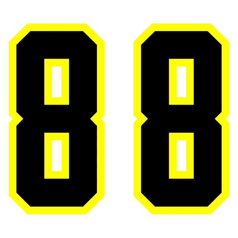 Maillot à numéros 88