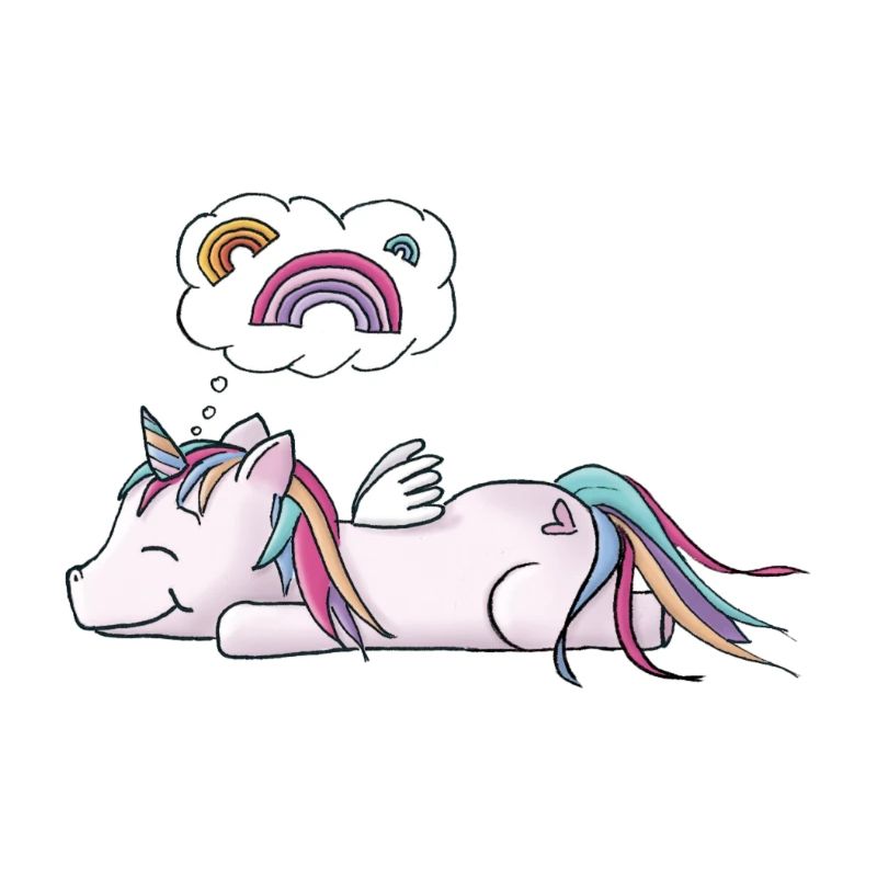 Träumendes Einhorn