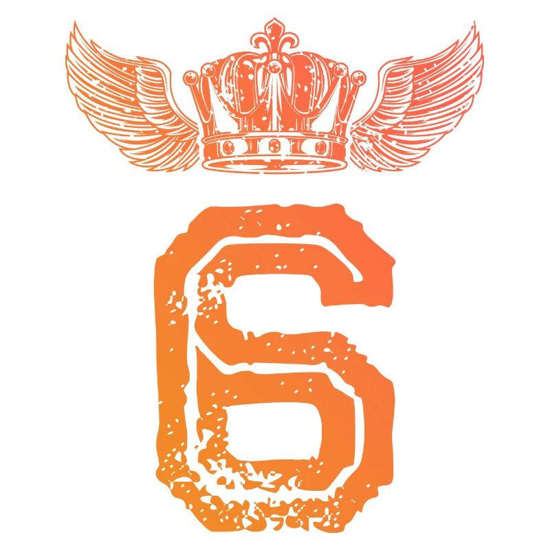 6 Number crown