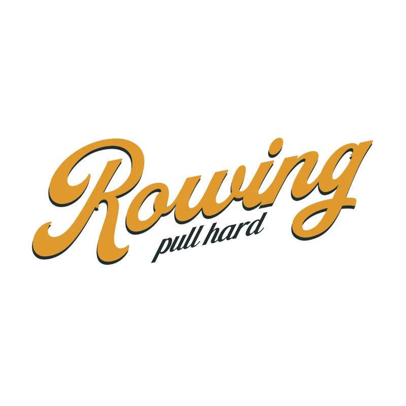 Rowing Pull Hard Rowing Rower Rower