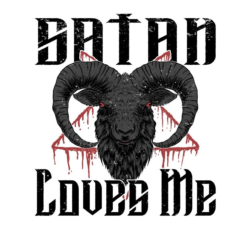 Satan Beelzebub Devil Gothic Pentagram Mystical