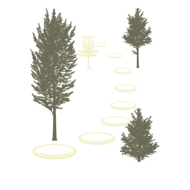 Disc Golf Into Woods Disc Golf Discs Golf Frisb