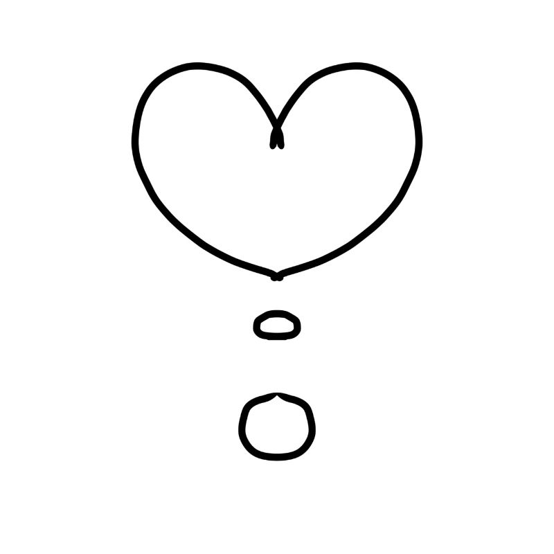 Points de coeur Formes Forme Amour