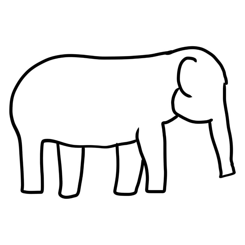 Icône d’animal éléphant