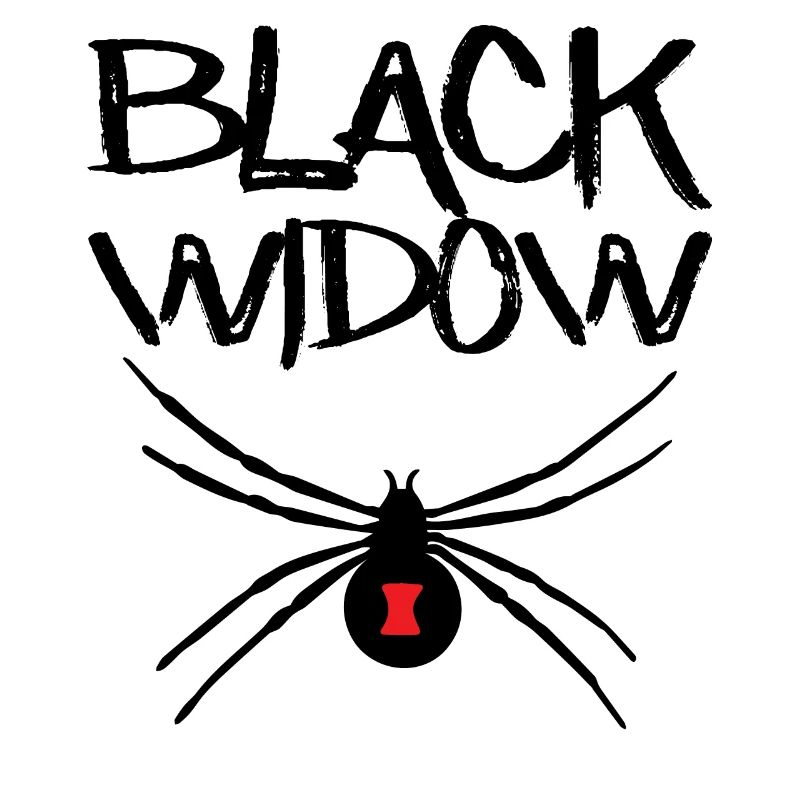 Black Widow Schwarze Witwe Spinne