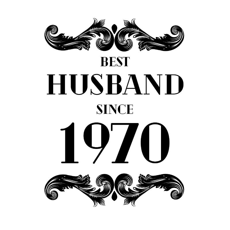 Best Husband Since 1970 Wedding Anniversary
