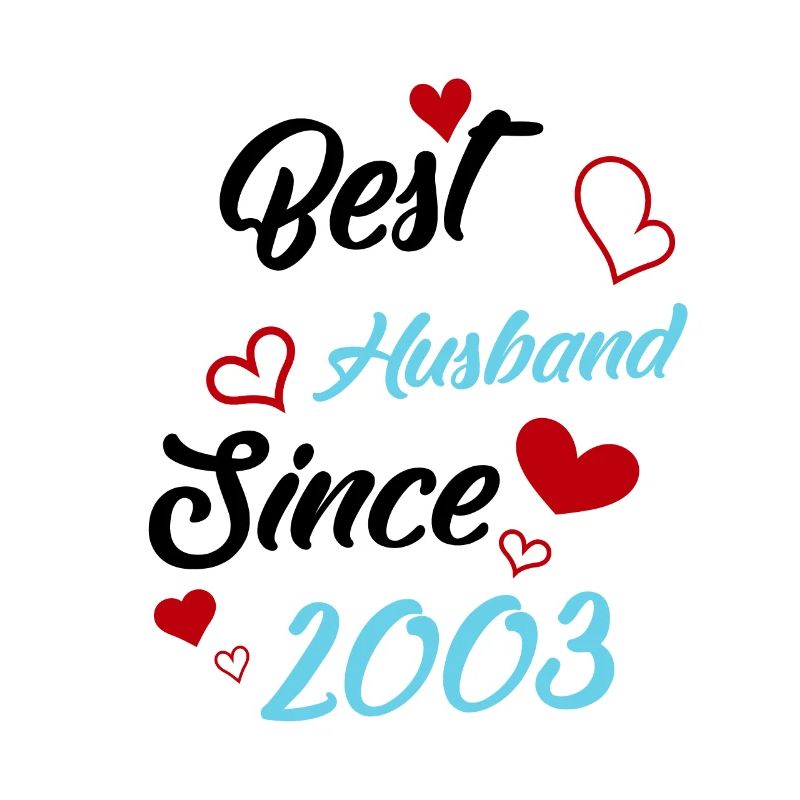 Bester Ehemann seit 2003 Hochzeit