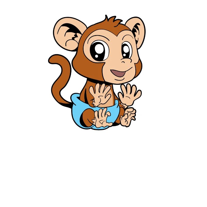 Bébé Singe Kawaii