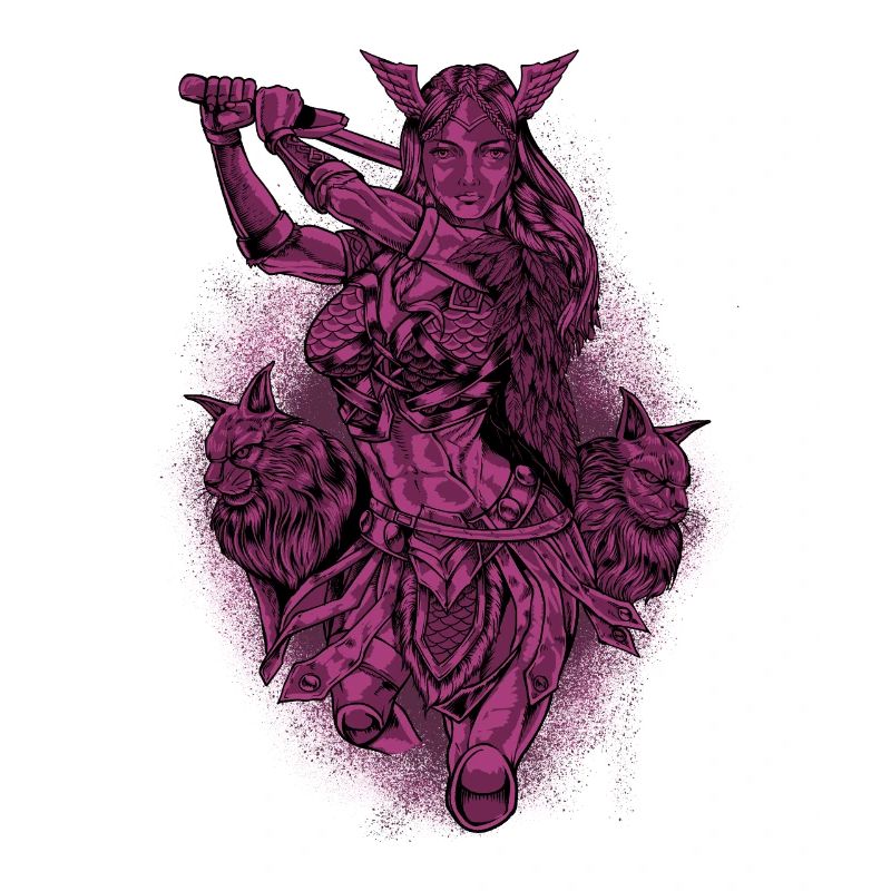 Déesse viking de l’amour Freya