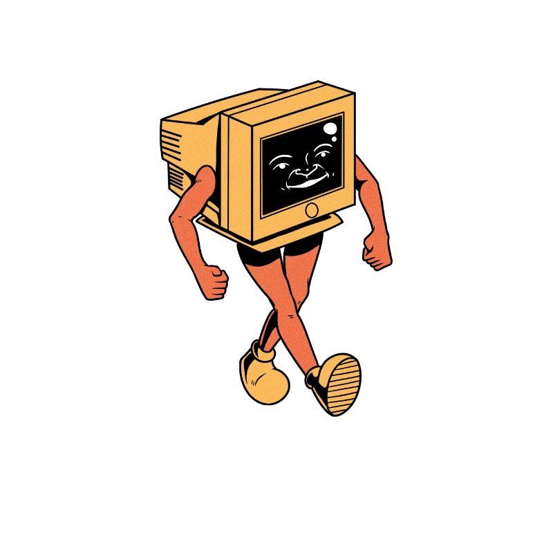 Moniteur CRT rétro